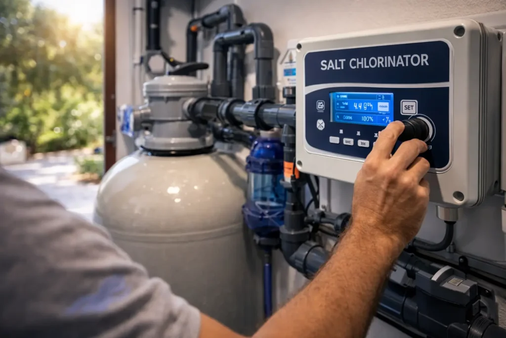 Maintenance technique du système de filtration par un pisciniste dans le Var.